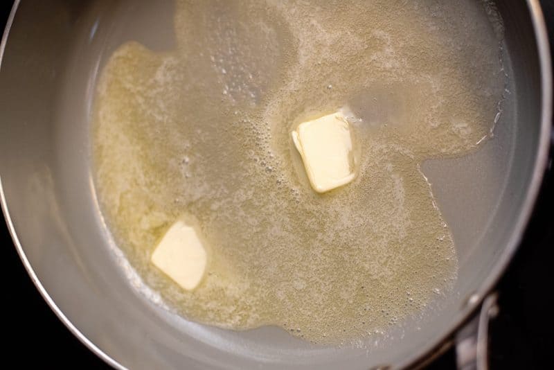 Add butter to skillet.