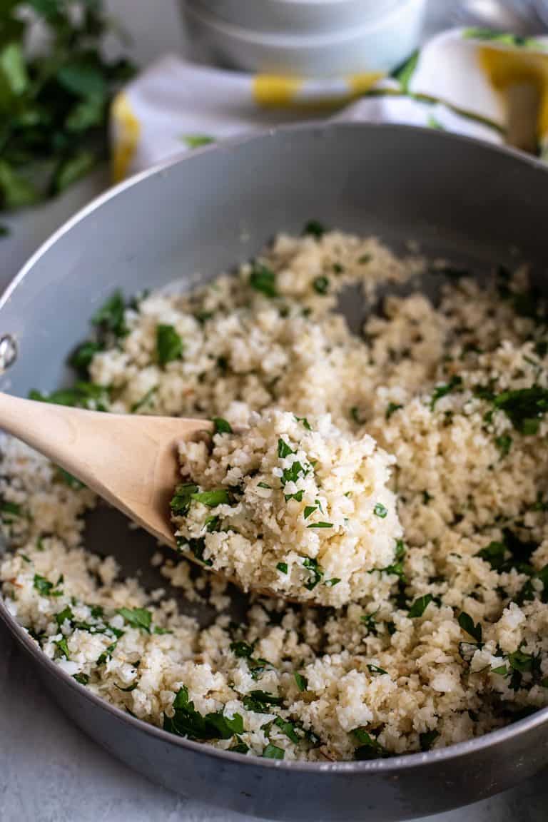 Cilantro Lime Cauliflower Rice & Cauliflower Rice Benefits