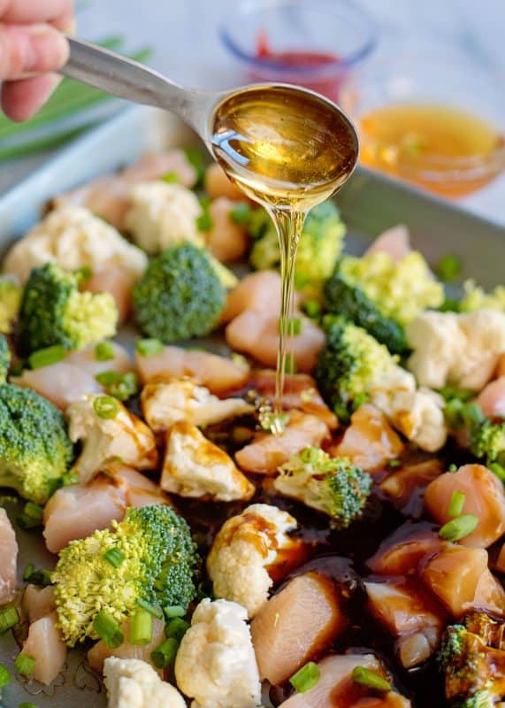 Low Carb Sheet Pan Chicken Teriyaki