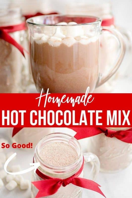 Homemade hot chocolate mix hero image