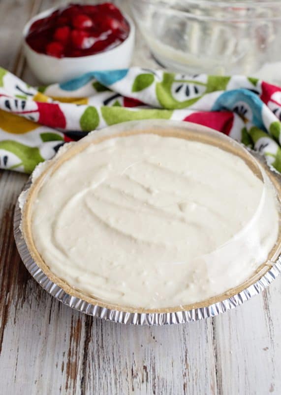 Refrigerate pie for several hours.