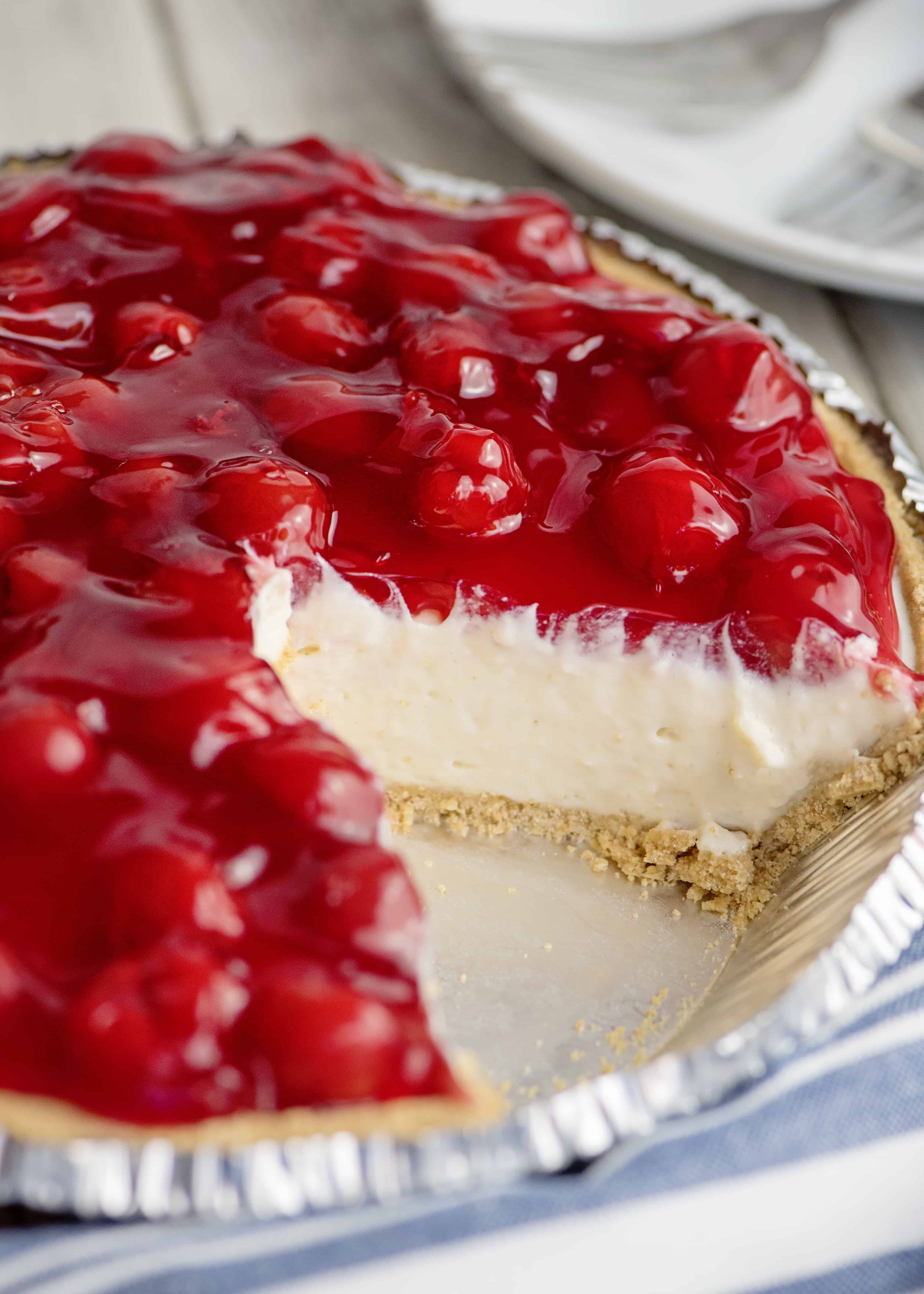 Grandmama's Cherry Cream Cheese Pie Southern Plate