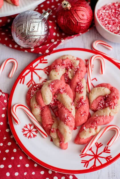 candy cane cookies