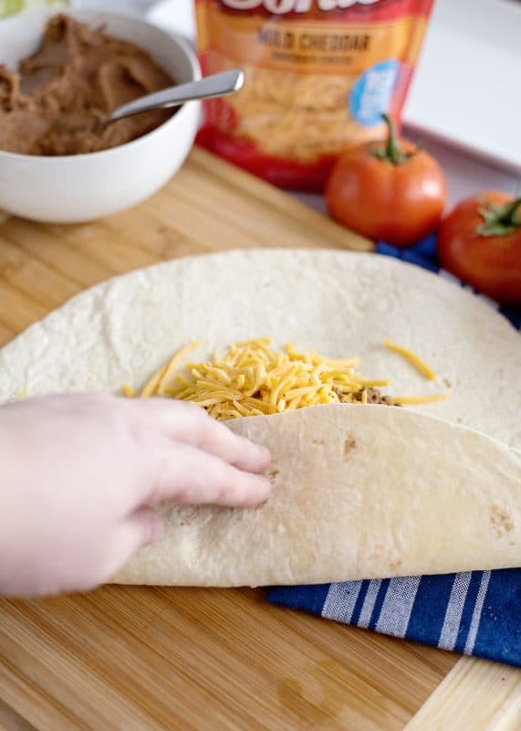 folding burritos