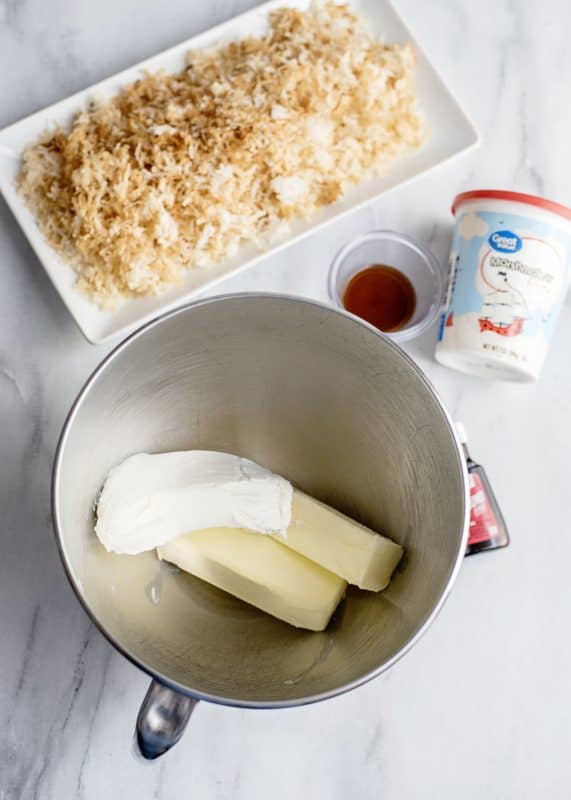 butter and cream cheese for icing