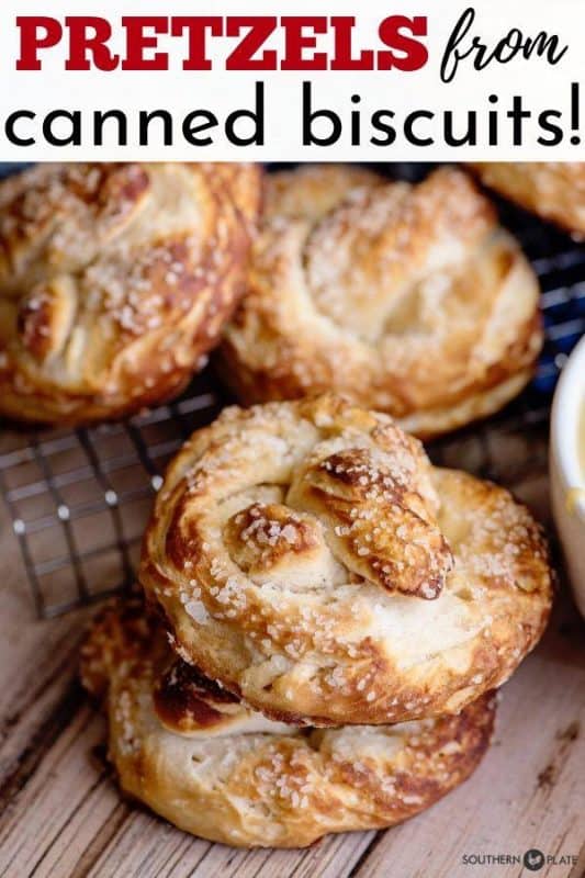 Biscuit Pretzels pin image.