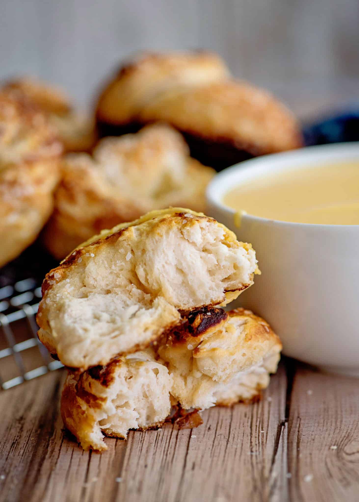 Homemade Pretzels and Cheese Sauce - Southern Plate