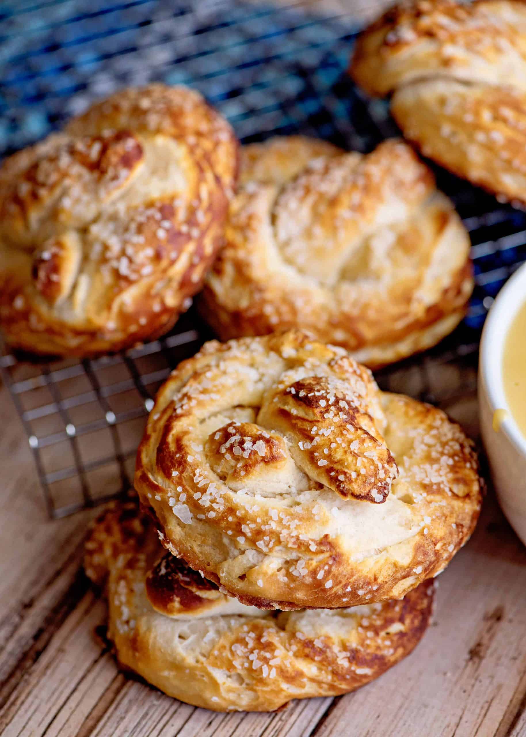 Homemade Pretzels and Cheese Sauce