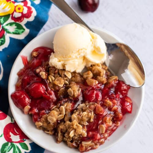 Cherry crisp