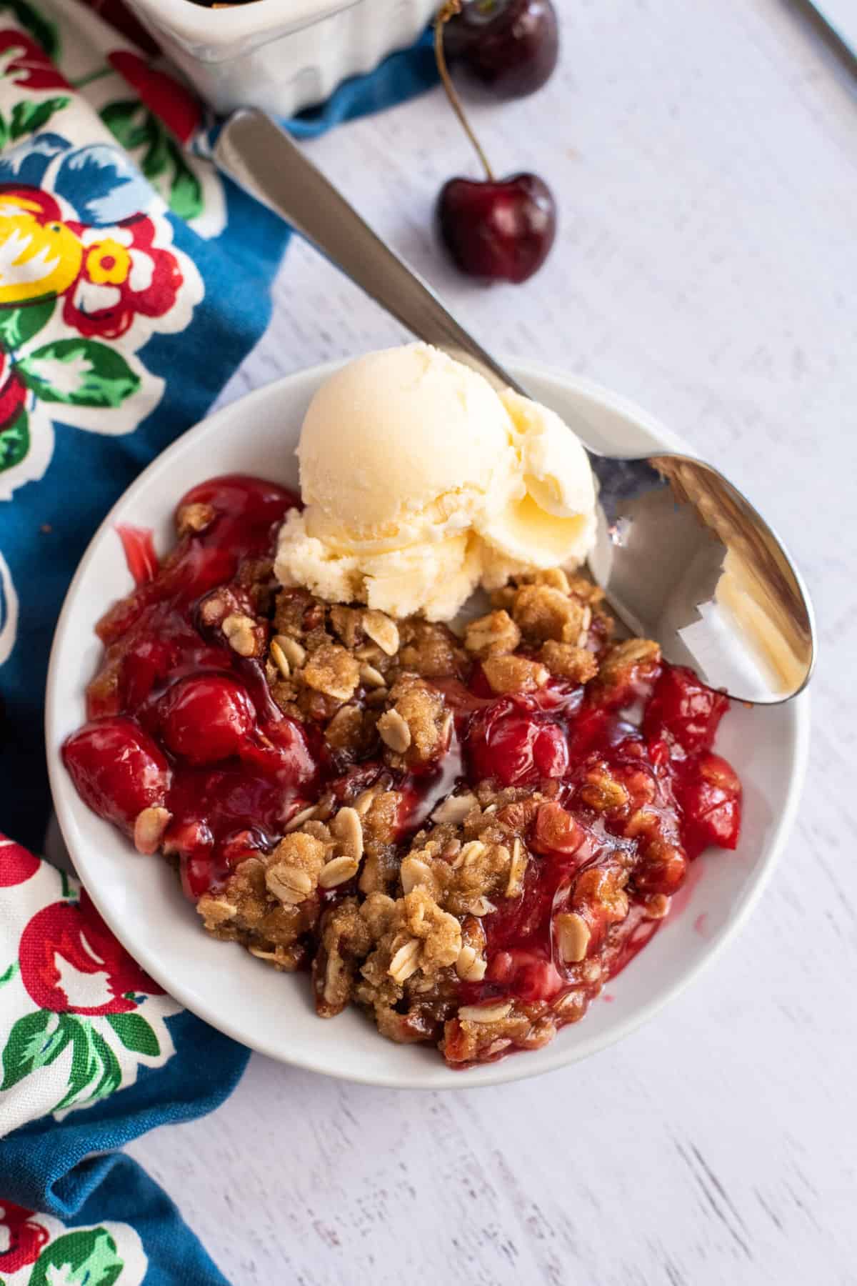 cherry crisp