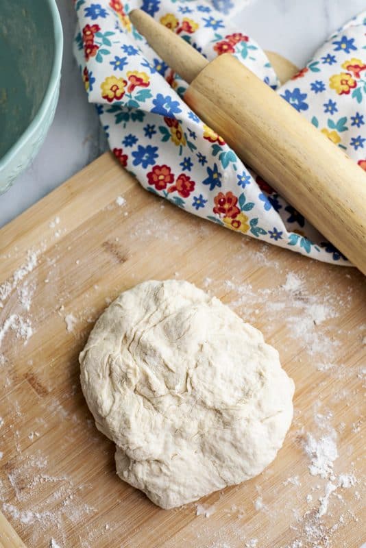 Knead dough.