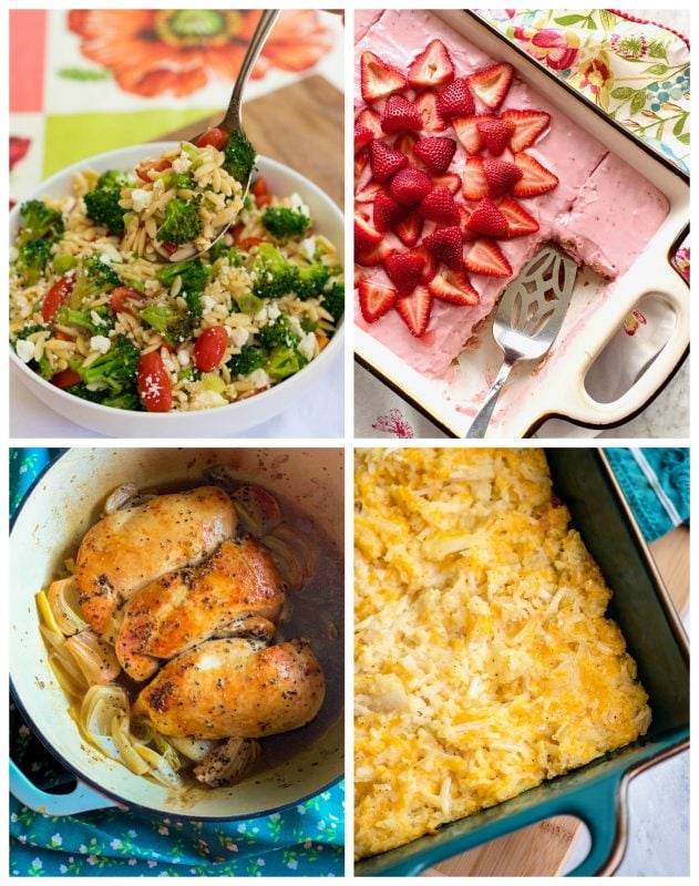 Meal Plan Monday collage of 4 featured recipes