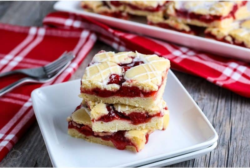 Glazed Cherry Bars