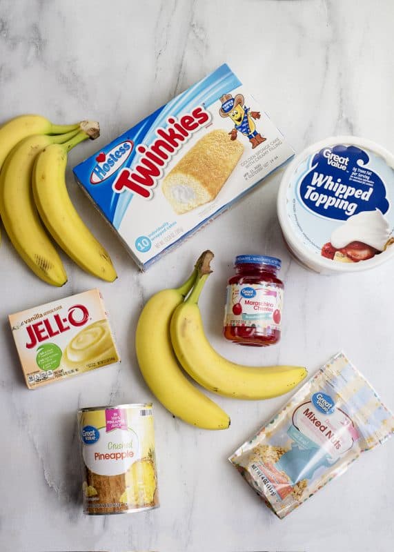 Ingredients for Twinkie Cake