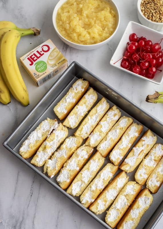 Place the cream side up in a 9x13 inch baking dish.