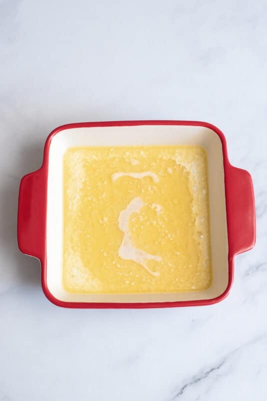 butter will float on top. Don't stir.