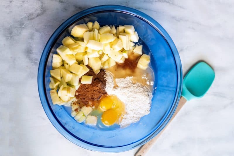 Add all remaining ingredients to mixing bowl.