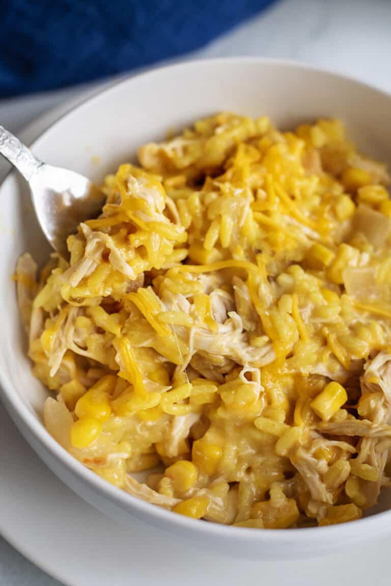 Cheesy Chicken and Rice (Crock Pot Version)
