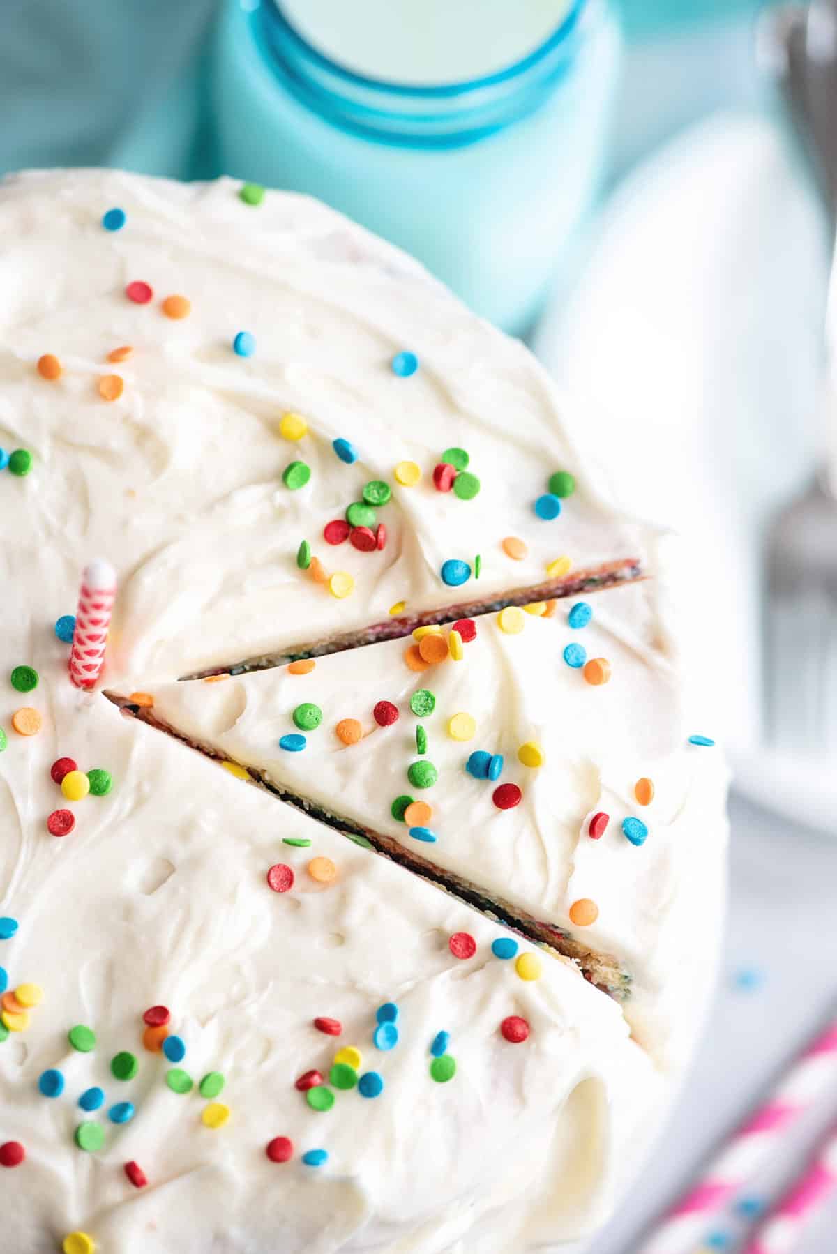 Easy 3-Ingredient Homemade Birthday Cookie Cake Recipe