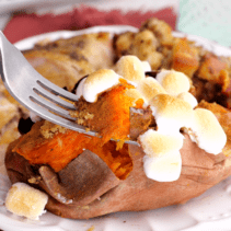 Loaded sweet potato