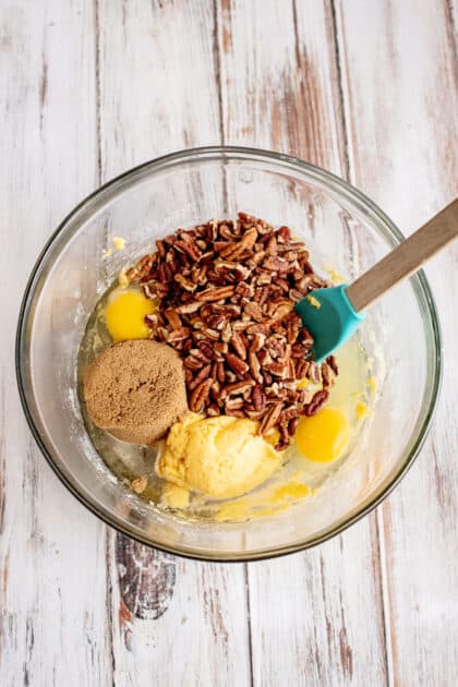 Add remaining ingredients to mixing bowl.