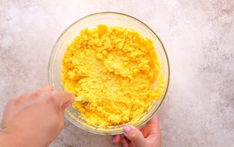 MIx up the cornbread batter