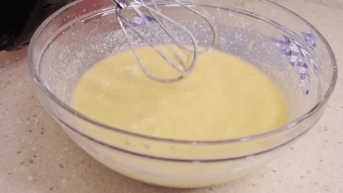 Mix buttermilk pie ingredients together well.