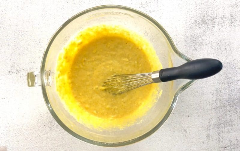 mix up the batter for cornbread casserole recipe