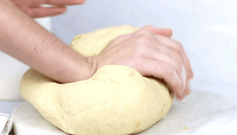 punch down dough and knead for another 5 minutes.