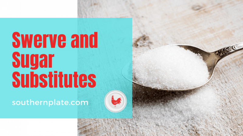 Hero image: Swerve and other sugar substitutes for baking.