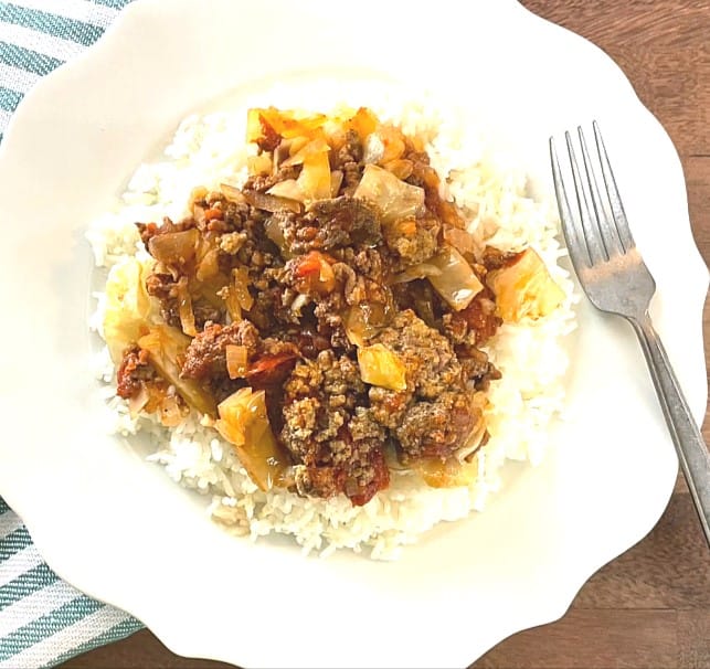 Cabbage Casserole Recipe Oven or Slow Cooker