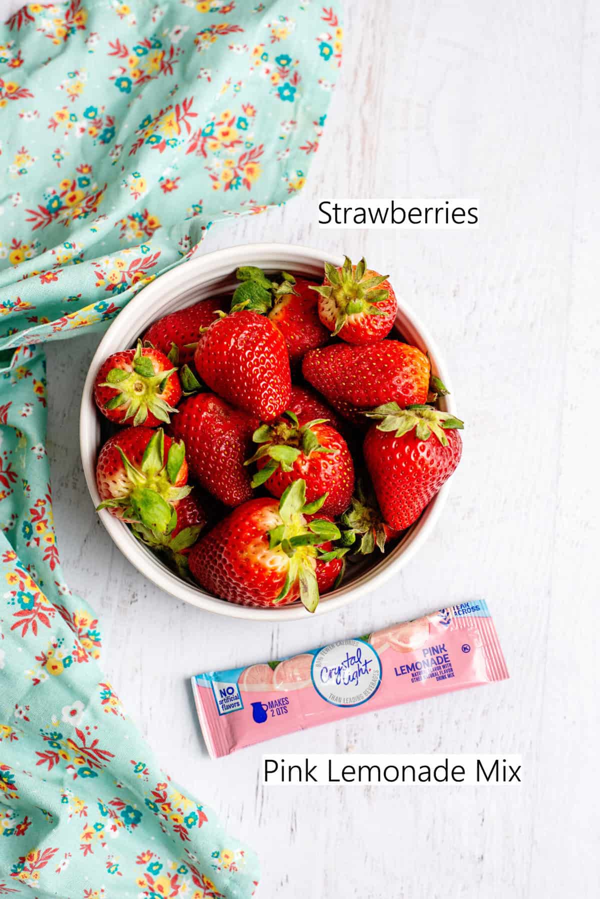 ingredients for strawberryade