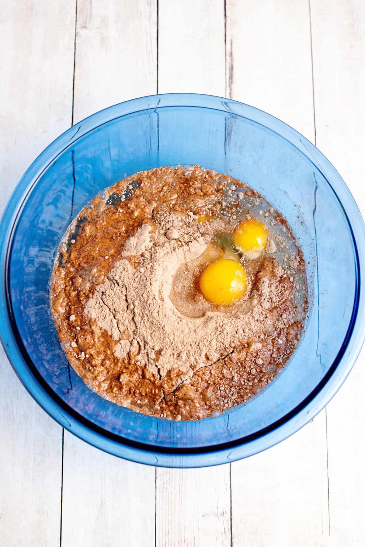 prepare cake mix according to package directions
