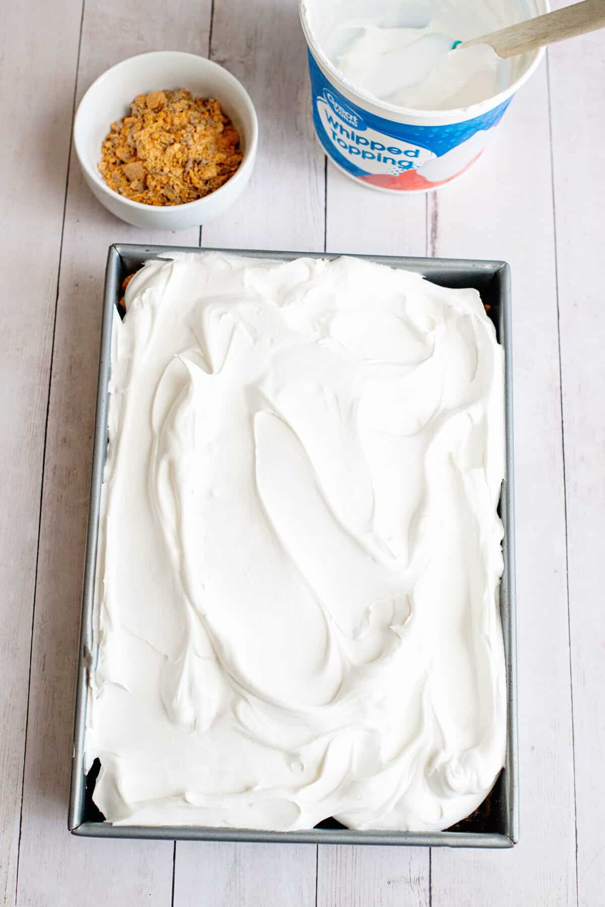 top with whipped cream