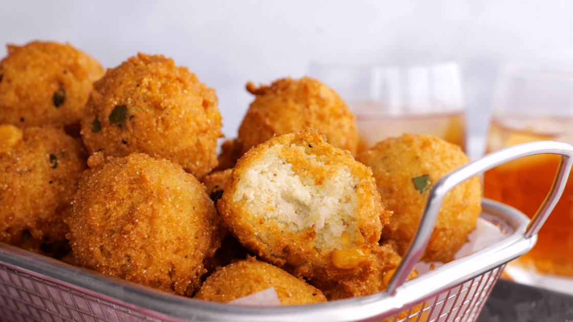 How to Make the Best Southern Sweet Corn Hush Puppies Recipe - The Cooking  Bride