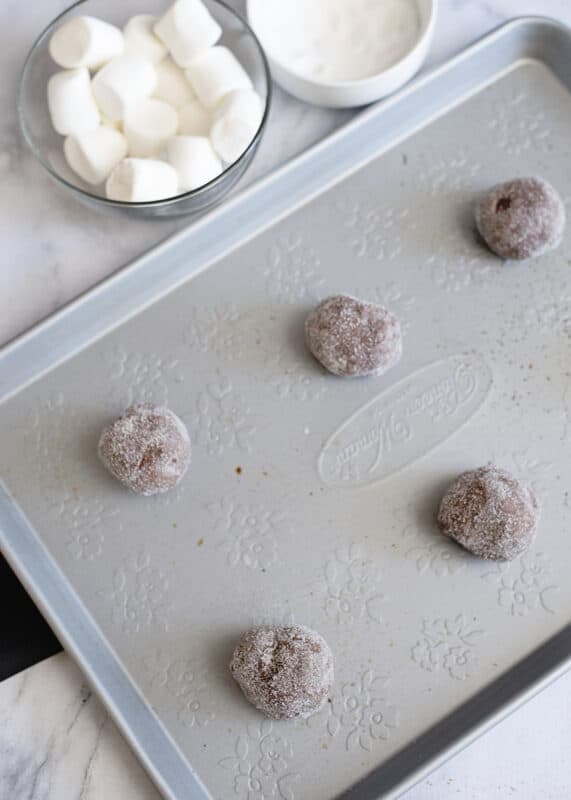 place on greased cookie sheet