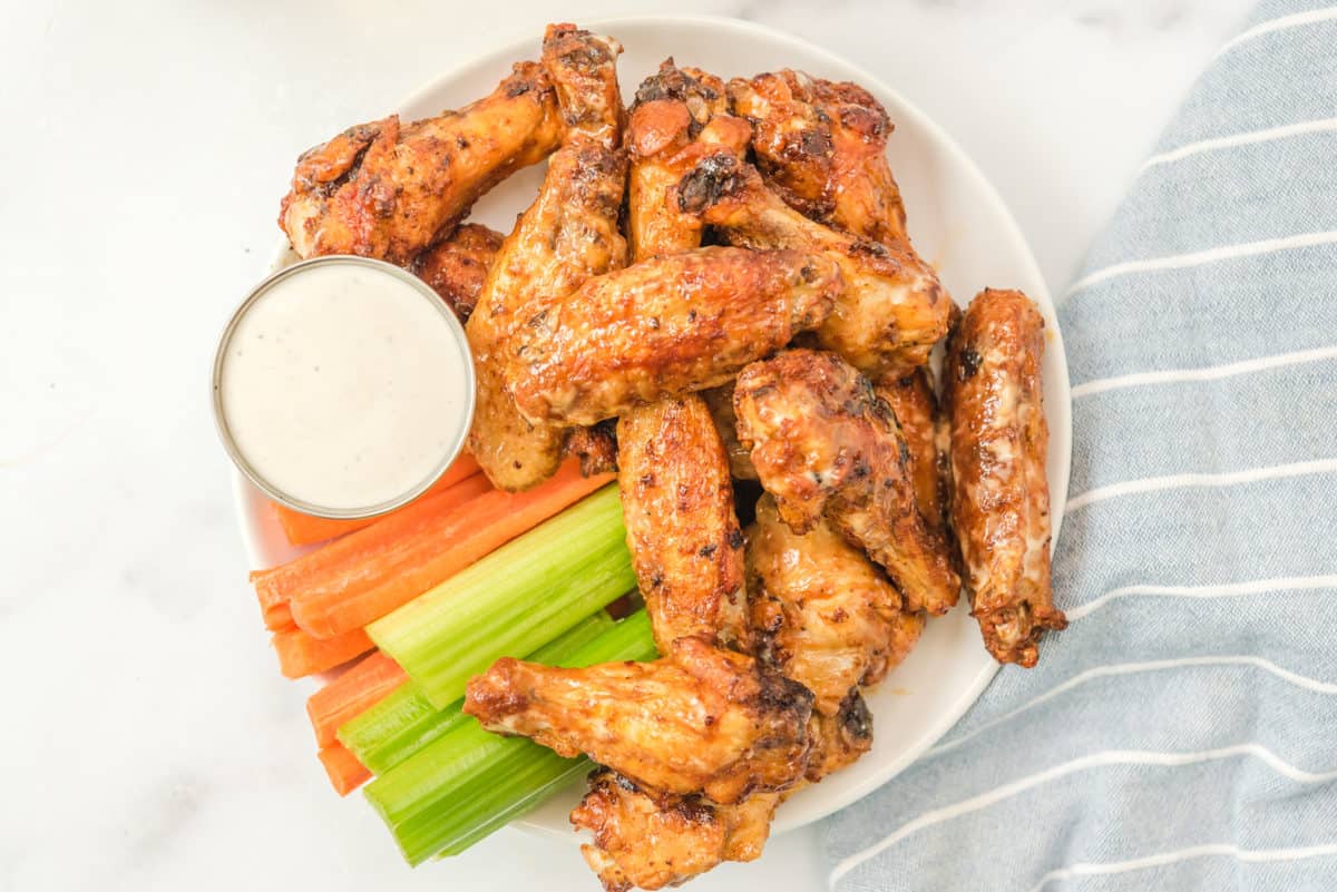 Southern-Style BBQ Air Fryer Wings - Southern Plate