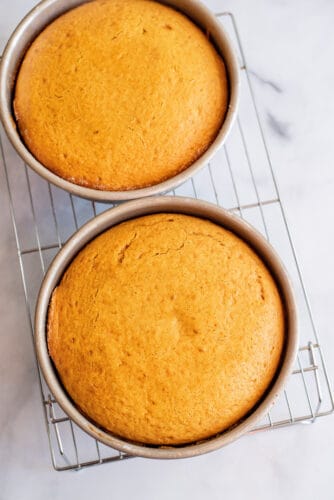 Baked pumpkin cakes.