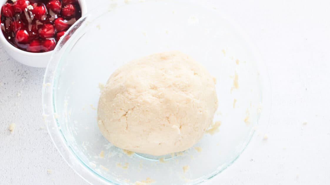 Knead until dough is formed.