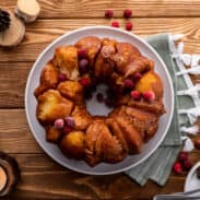 Monkey bread made with biscuits.