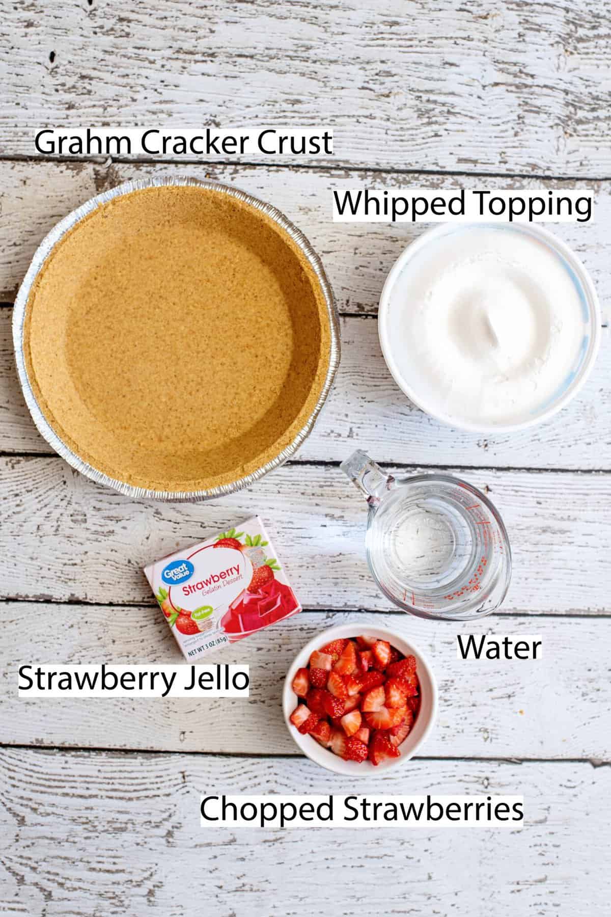 Strawberry Jello Pie (Only 4 Ingredients) - Southern Plate