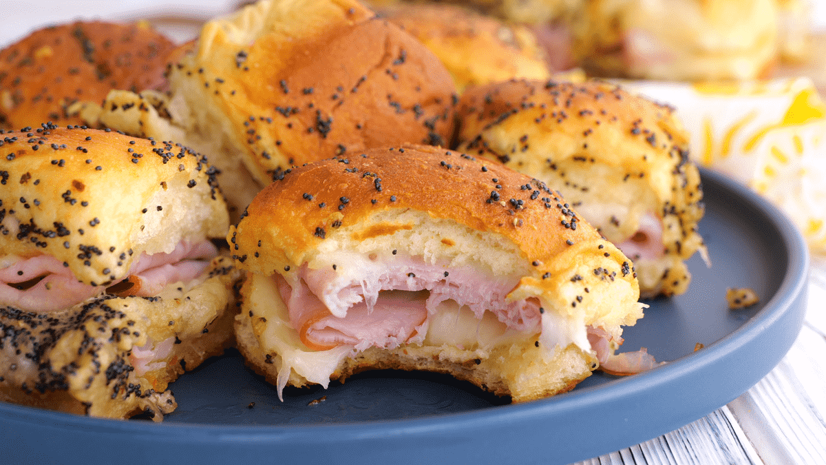 Hot Ham and Cheese Sliders