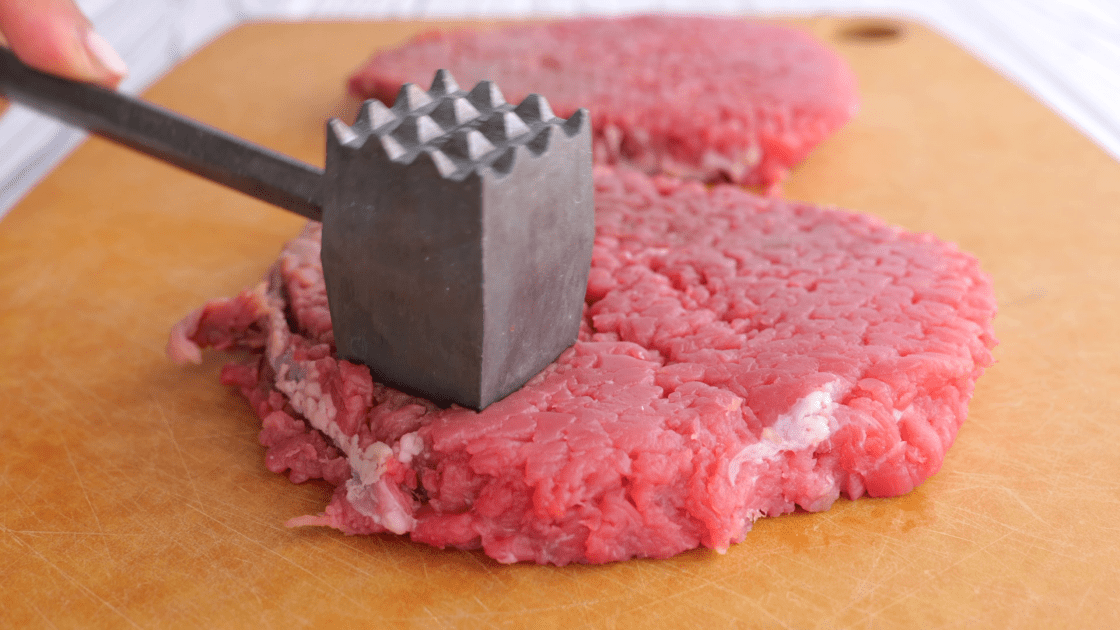 Pound meat to 1/2-inch thickness using meat mallet.