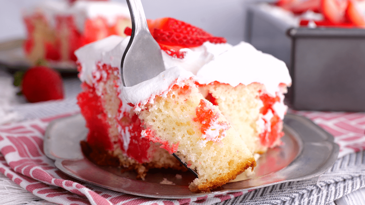 Strawberry Poke Cake