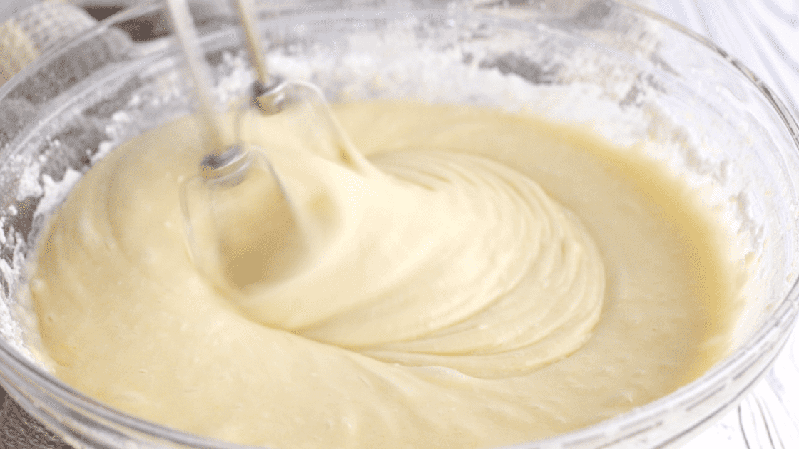 Make cake batter according to package directions.