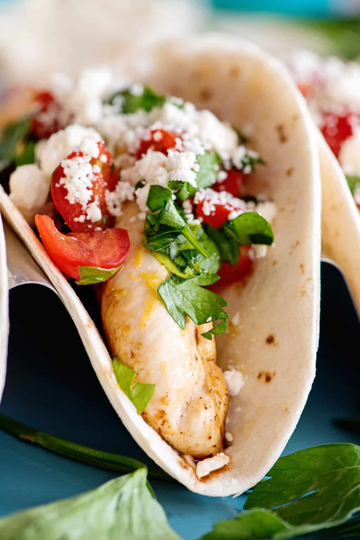 Greek Chicken Tacos