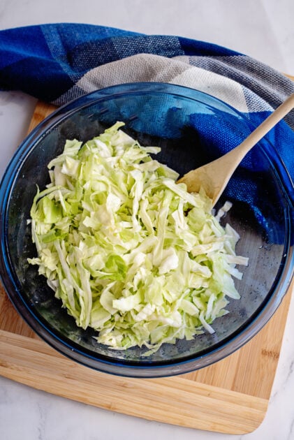 Stir ingredients together.