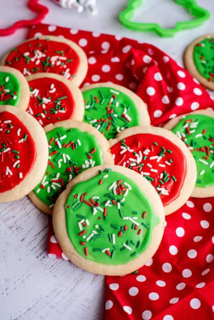 Christmas cut out cookies