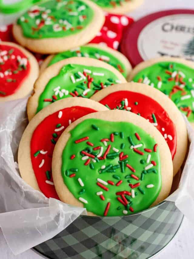 Christmas cut out cookies