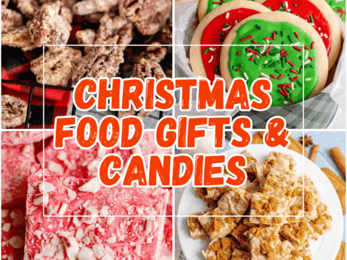 Christmas food gifts and candies featured image.